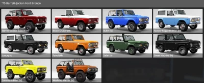 1st Gen Ford Bronco Pack 1965-1977 v0.32