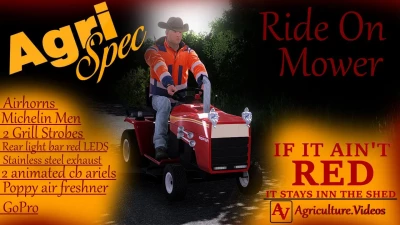 Agri Spec Ride On Mower Edit v1.0.0.0