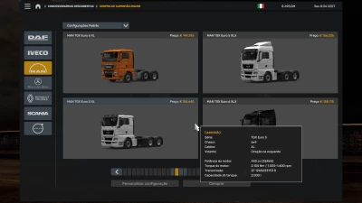 ALL TRUCKS AT THE DEALER ETS2 1.0 1.50