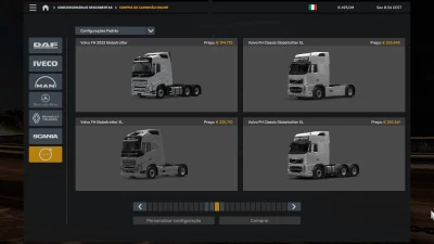 ALL TRUCKS AT THE DEALER ETS2 1.0 1.50