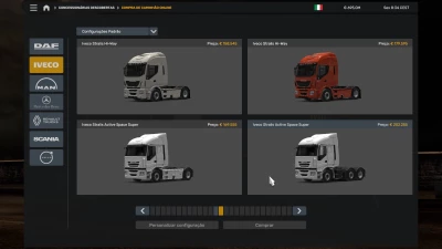 ALL TRUCKS AT THE DEALER ETS2 1.0 1.50