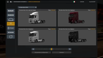 ALL TRUCKS AT THE DEALER ETS2 1.0 1.50