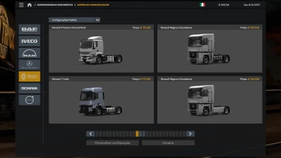 ALL TRUCKS AT THE DEALER ETS2 1.0 1.50