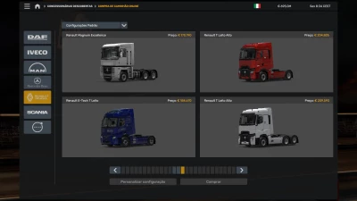 ALL TRUCKS AT THE DEALER ETS2 1.0 1.50