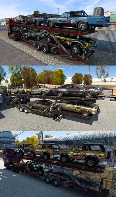 CARGO PACK FLATOUT2 CARS ETS2 UPDATED 1.50.x