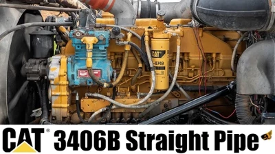 CAT 3406B Straight pipe sound v6.0.2