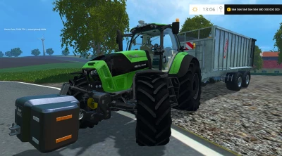 DEUTZ FAHR 7250 TTV NEW GOOD GERMAN V6.0