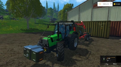 DEUTZ FAHR AGRO STAR 661 NEW GREEN GARMAN V1.0