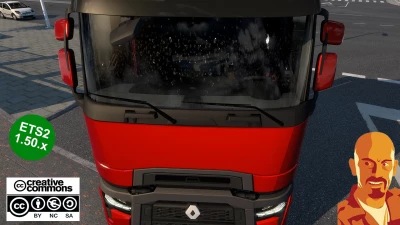 DIRTY WINDSHIELD v1.0 ETS2 1.50.x