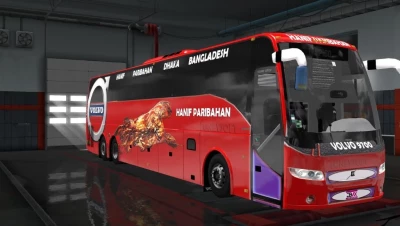 Volvo 9700 bus skin hanif bus or SB Bus skin for 1.31.x