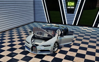 Fs22 Edm Bugatti Chiron v1.0.0.0