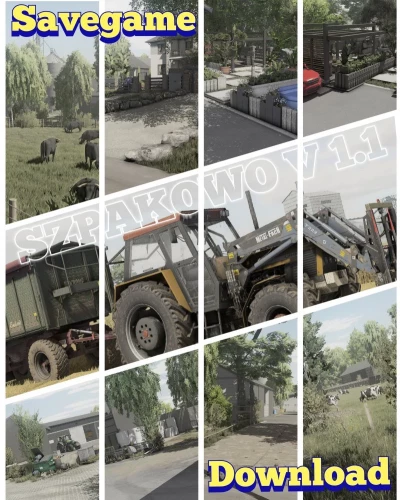 FS22 Savegame Szpakowo + Mods v1.0.0.0