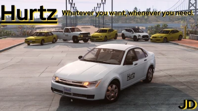 Hurtz Rent A Car Skin Pack v1.0