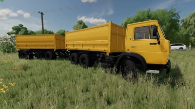 Kamaz 4528 Grain Carrier+Trailer v1.0.1.5