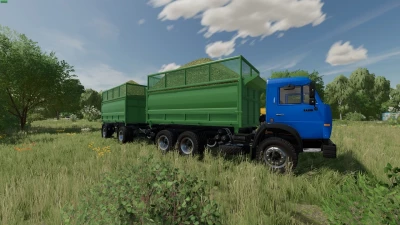 Kamaz 4528 Grain Carrier+Trailer v1.0.1.5