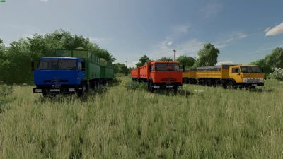 Kamaz 4528 Grain Carrier+Trailer v1.0.1.5