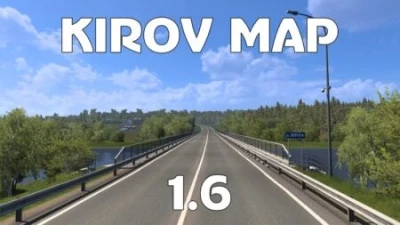 KIROV MAP 1.6 ETS2 free updated 1.50