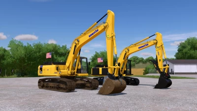 Komatsu 7 Excavator Pack v1.0.0.0