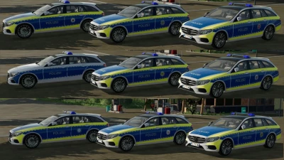 Mercedes-Benz E-Class 2016 Police Skin Pack v1.0.0.0