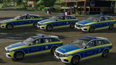 Mercedes-Benz E-Class 2016 Police Skin Pack v1.0.0.0