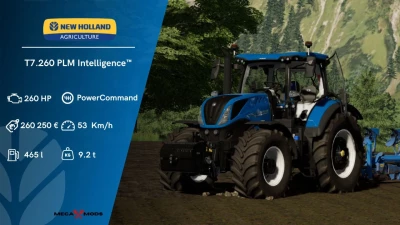 New Holland T7 LWB PLMi V1.0.0.1