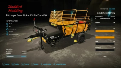 Pöttinger Boss Alpine 251 v1.0.0.0