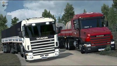 Scania 124 + bitrem ETS2 1.50