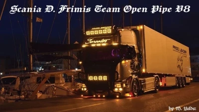 Scania D. Frimis Team Open Pipe V8 v1.0