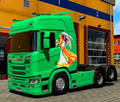 SCANIA R NTG ANGEL GUARD SKIN 1.50.x