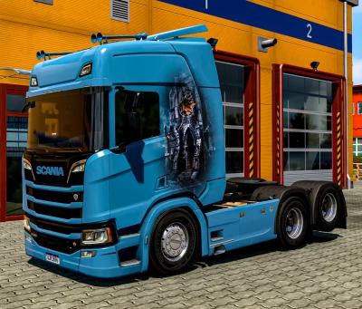 SCANIA R NTG CASTLE SKIN v1.0