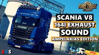 Scania V8 164I Exhaust Sound Ampelakias Edition v1.50