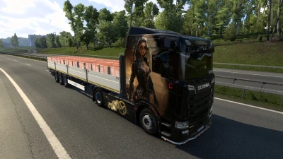 Steampunk Girl for Scania NextGen S v1.0