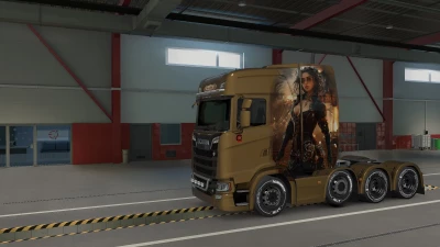 Steampunk Girl for Scania NextGen S v1.0