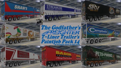 The Godfather's Freighter T-Liner Trailers Paintjob Pack 14 v1.0