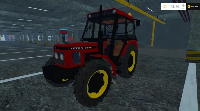 ZETOR 7245 4WD NEW CABINE RED BLACK EDTION V1.0