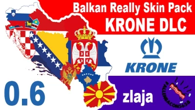 Balkan Really Skin Pack KRONE dlc 0.6 by zlaja