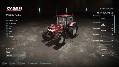 Case IH 1455 XL Turbo v4.0.0.0