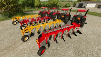 Case IH-735 Vari-Width Plow Pack v1.0.0.0