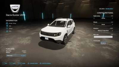 Dacia Duster 2019 v1.4.0.0