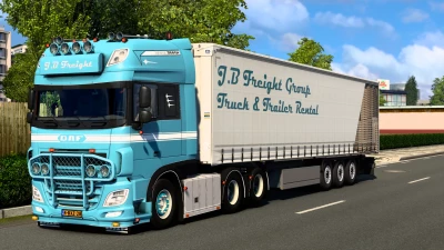 [ETS2] J.B Freight Group Rental Skin  (For Krone Profiliner) V1.0