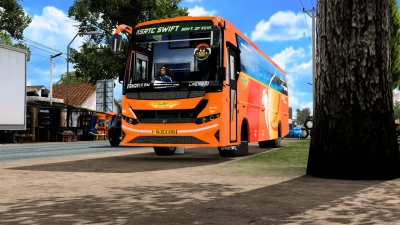 Indian KSRTC Swift Bus AC Seater Bus Mod By BIJU MON for V1.37 to V1.50