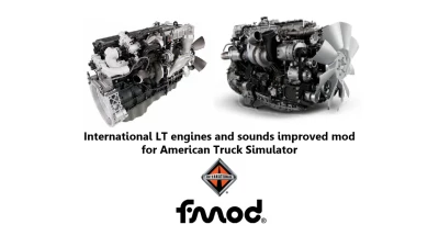 International LT engines sound fix for ATS – reloaded 1.50