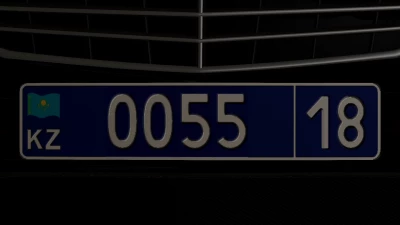 Kazakhstan License Plates v1.1