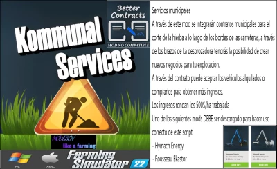 Kommunal Services VERSIÓN EN ESPAÑOL V1.1.0.0