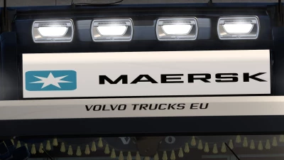 LIGHTBOX MAERSK VOLVO FH 2022 SANAX 1.0 1.50