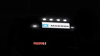 LIGHTBOX MAERSK VOLVO FH 2022 SANAX 1.0 1.50