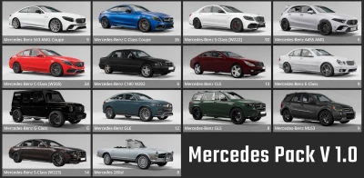 MERCEDES-BENZ CAR PACK V1.0