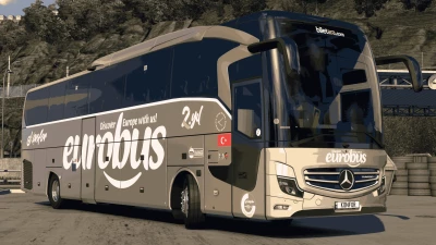 Mercedes Benz Travego 16 SHD Euro 6 Konfor Turizm Kurumsal Skinpack v4.0