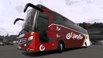 Mercedes Benz Travego 16 SHD Euro 6 Konfor Turizm Kurumsal Skinpack v4.0