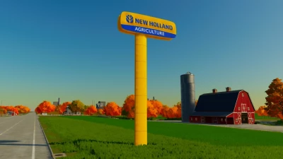 Placeable New Holland Dealer Signboard v1.0.0.0